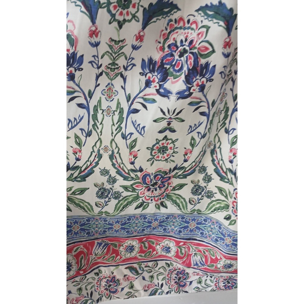 Anne Klein Women's Size Large Floral Smocked Midi Dress Flutter Sleeve NWT $139! - Picture 10 of 16